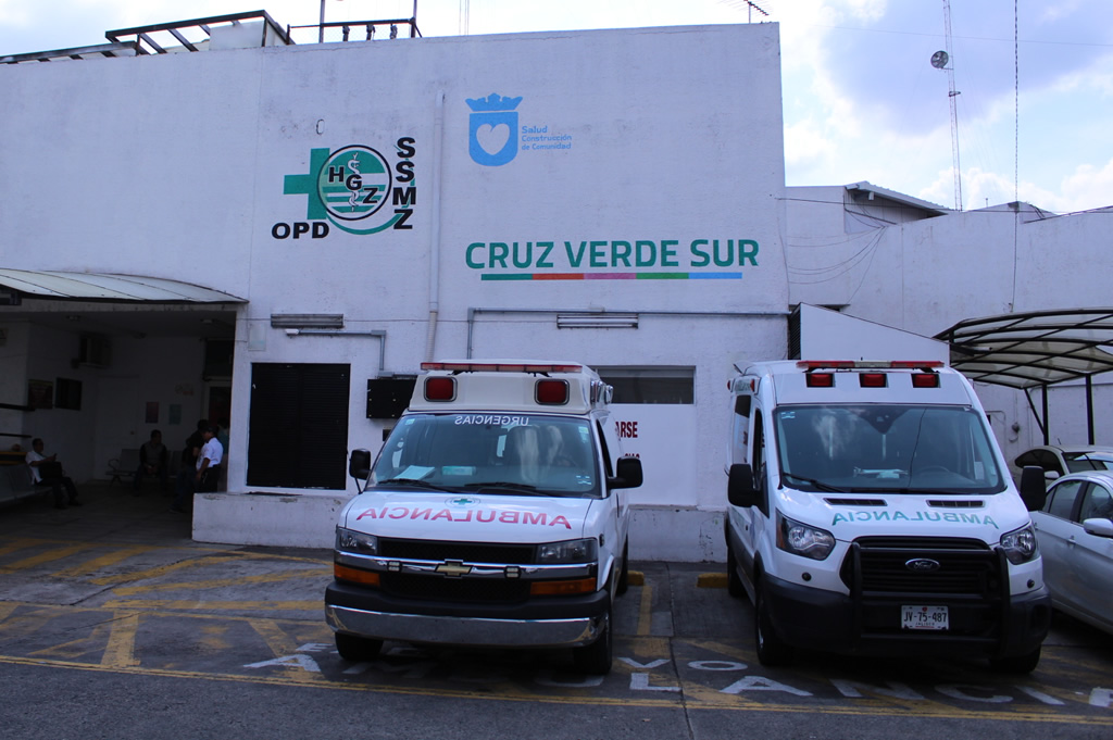 Fachada unidad médica cruz verde sur
