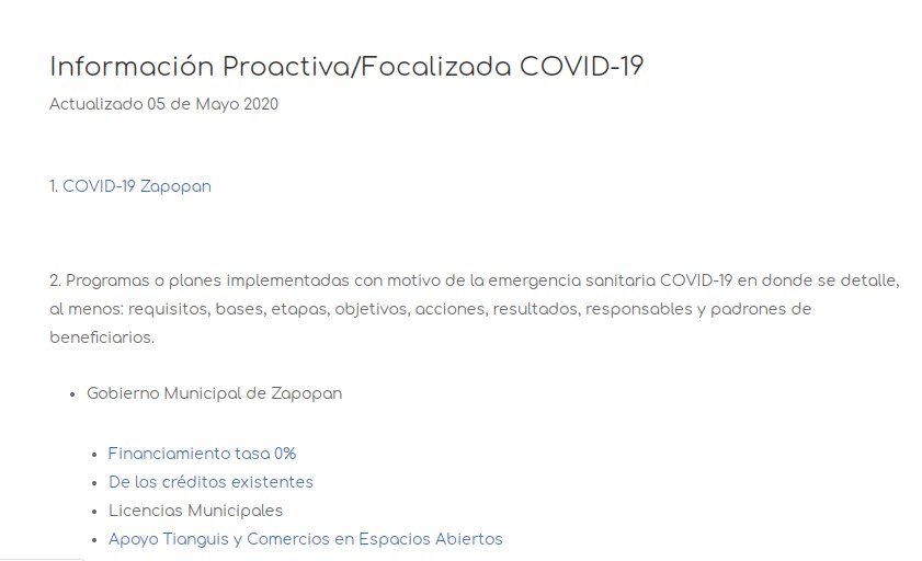 Presenta Zapopan micrositio con información sobre contingencia Covid-19