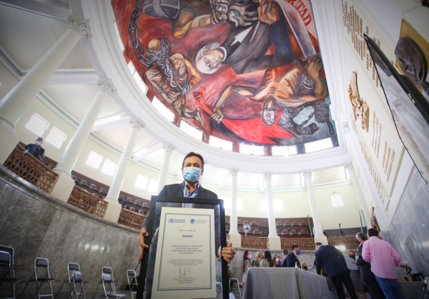 Refrendan a Zapopan como miembro de la Red Mundial de Ciudades y Comunidades Amigables con las Personas Mayores