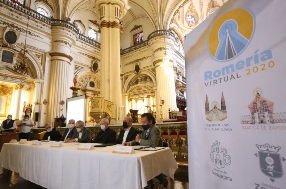Será virtual la edición 286 de Romería de la Virgen de Zapopan