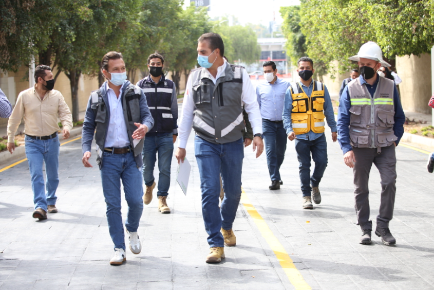 Concluyen obras en avenida San Jorge para dignificar el tránsito peatonal y vial