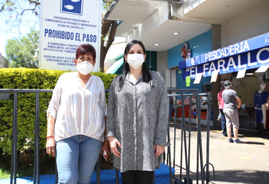 Supervisa Graciela de Obaldía protocolos sanitarios en Mercado del Mar