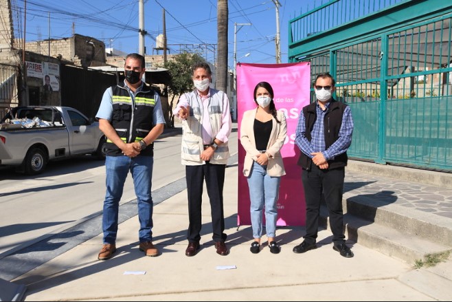 Frangie inaugura calle Chapala; conecta cuatro colonias