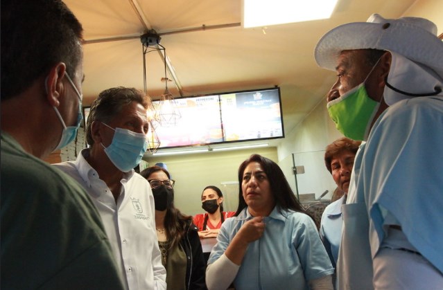 Frangie supervisa trabajos de mejoramiento urbano en Lomas Universidad