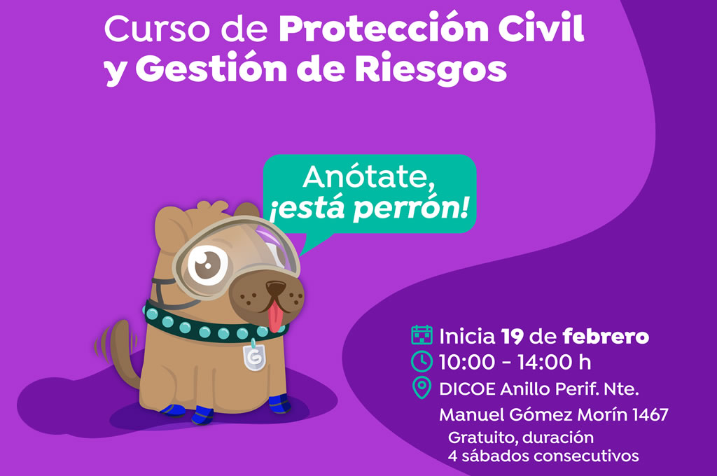 Curso de protección civil y gestión de riesgos