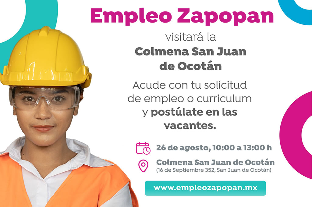 Empleo Zapopan visitará la Colmena San Juan de Ocotán