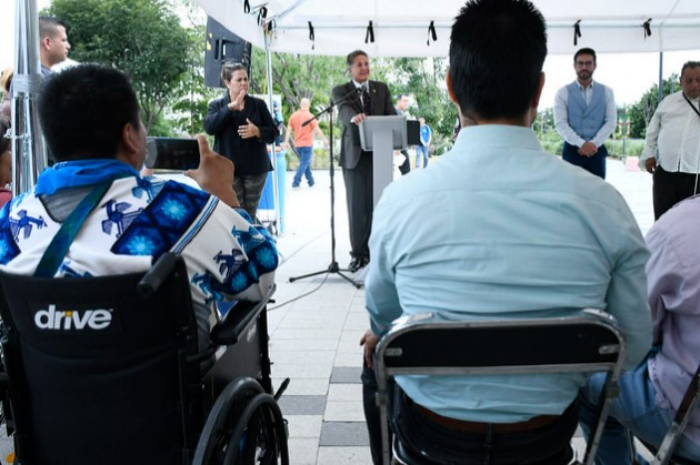 Frangie inaugura la Feria por la Inclusión de las Personas con Discapacidad