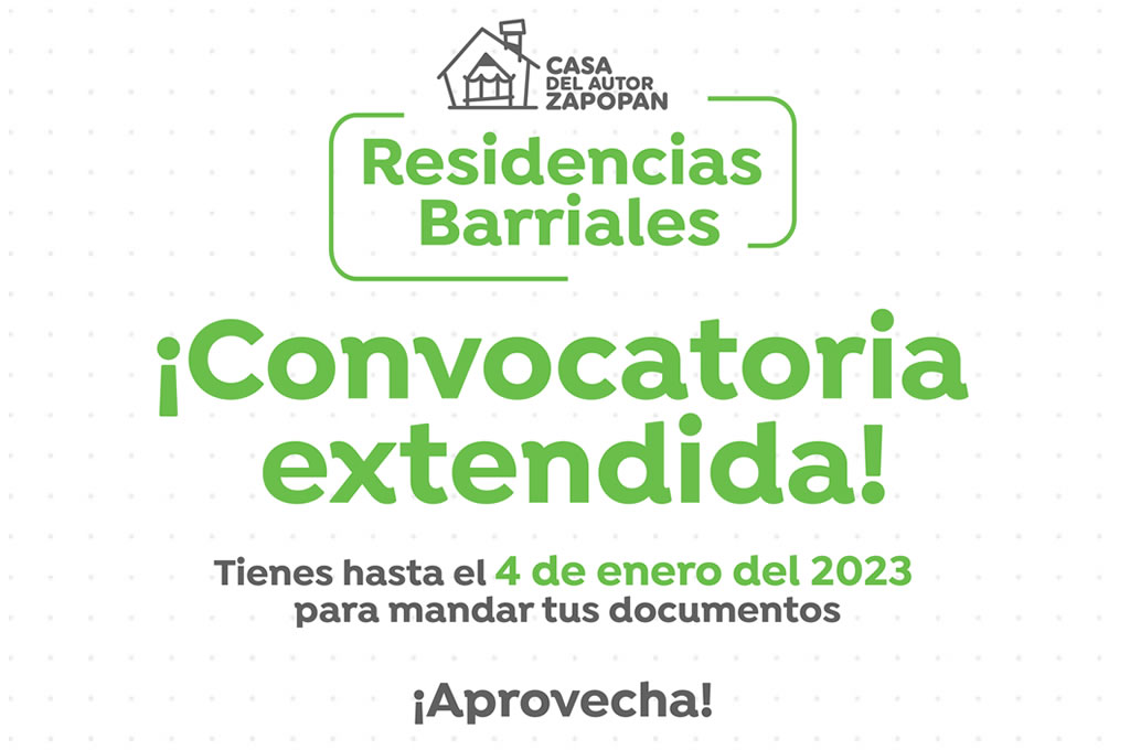 Convocatoria Residencias Barriales