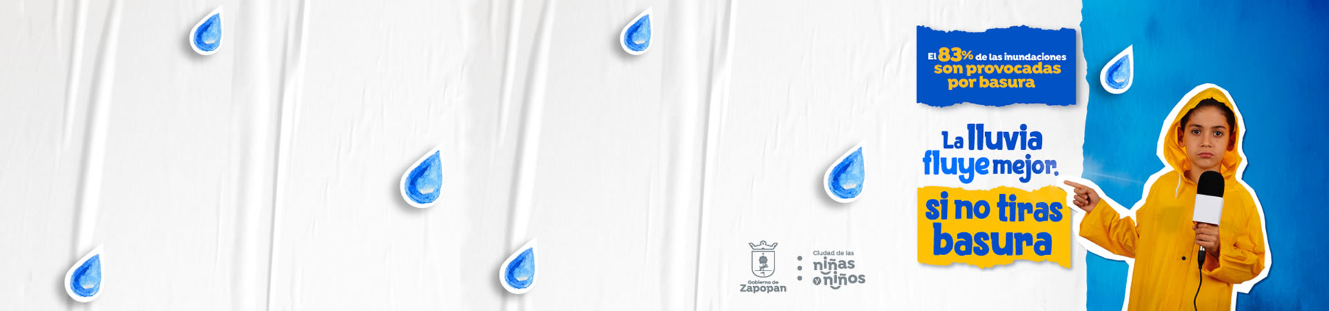  En éste temporal ayúdanos a que fluya la lluvia