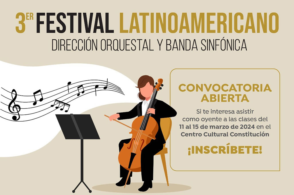 3er. Festival Latinoamericano - Dirección Orquestal y Banda Sinfónica