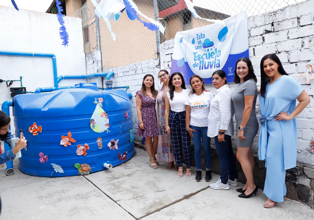 Instala Zapopan programa de captación de lluvia en preescolar de Lomas de Zapopan