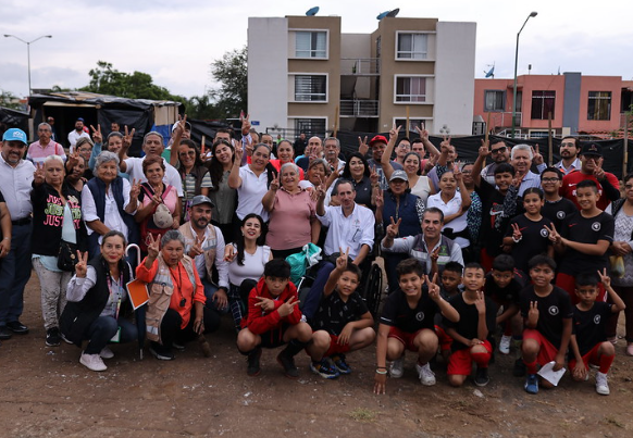 A través del Presupuesto Participativo, arranca la construcción de parque en Valle de los Molinos 