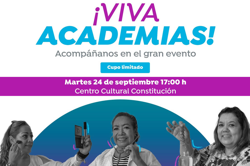 ¡Viva Academias! Acompáñanos a este gran evento