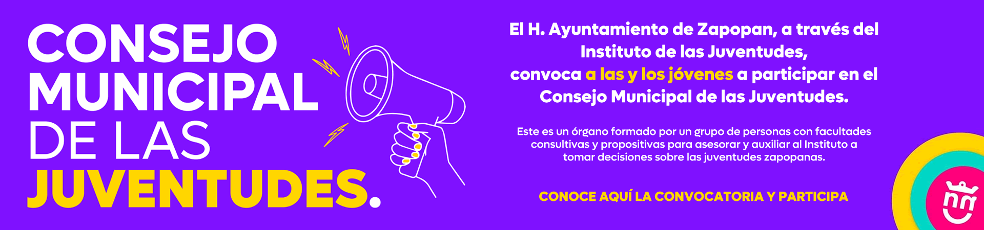  Convocatoria al Consejo Municipal de las Juventudes