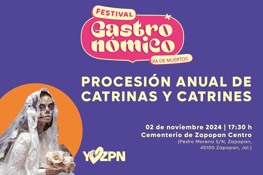 Procesión anual de Catrinas y Catrines 2024 - Inscríbete