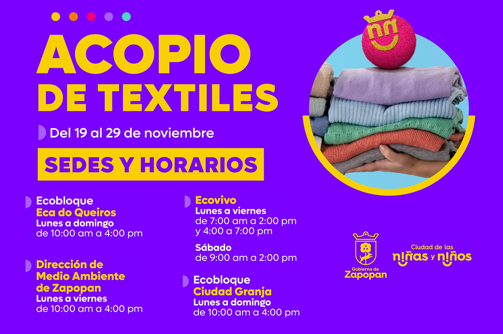 ¡Únete a nuestra campaña de textiles!