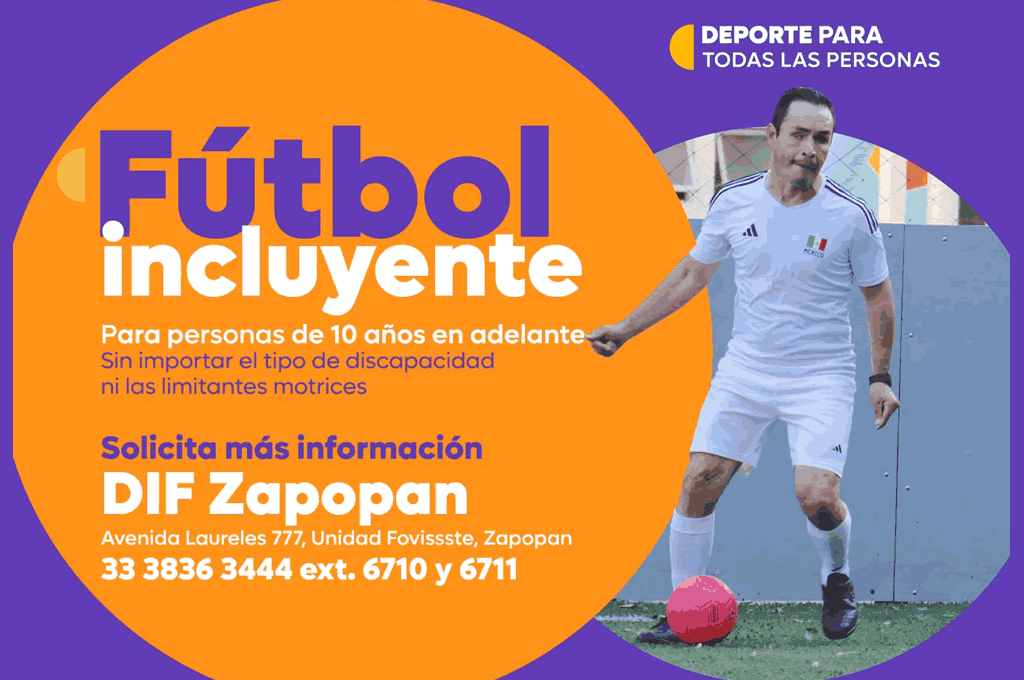 ¡Futbol para todos! Únete a nuestro equipo incluyente
