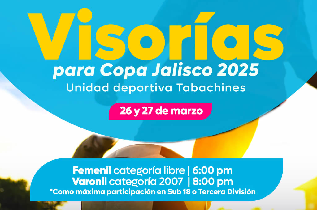 Visorías para Copa Jalisco 2025