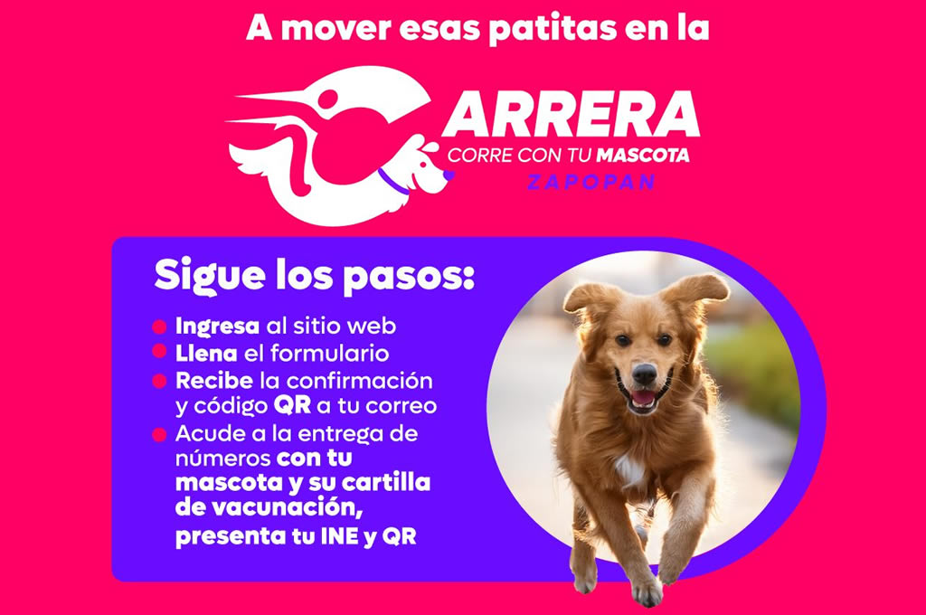 Inscripciones abiertas para la carrera Corre con tu Mascota