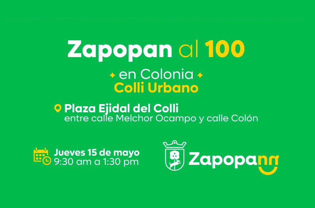Zapopan al 100 en Colli Urbano