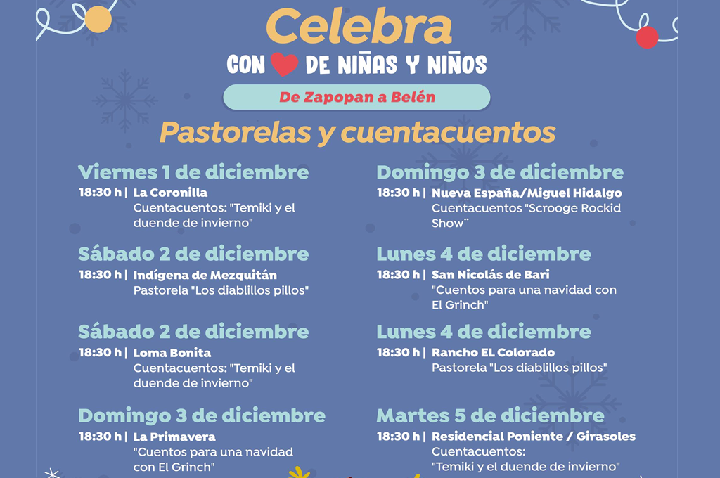 Pastorelas y cuentacuentos