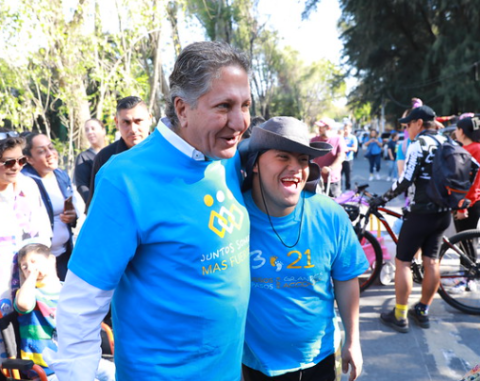Realizan en Zapopan la quinta caminata por el Día Internacional del Síndrome de Down